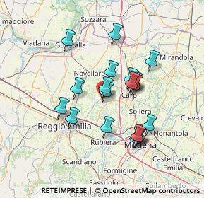 Mappa Via S. Francesco, 42015 Correggio RE, Italia (12.082)