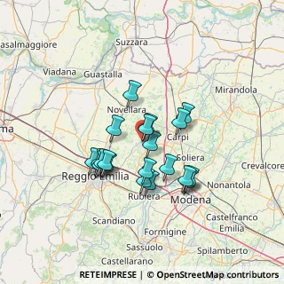 Mappa Viale Risorgimento, 42015 Correggio RE, Italia (11.046)