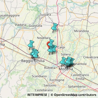 Mappa Viale Risorgimento, 42015 Correggio RE, Italia (13.52765)
