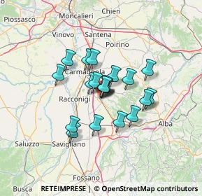 Mappa Via Pietro Micca, 12048 Sommariva del Bosco CN, Italia (9.019)