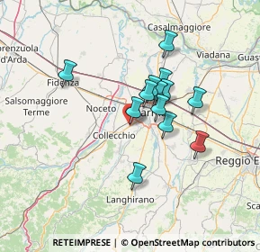 Mappa Via dell'Artigianato, 43044 Collecchio PR, Italia (10.52692)