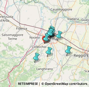 Mappa Via dell'Artigianato, 43044 Collecchio PR, Italia (6.83769)