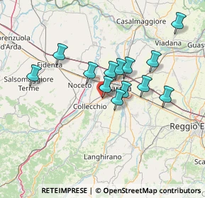 Mappa Via dell'Artigianato, 43044 Collecchio PR, Italia (11.87231)