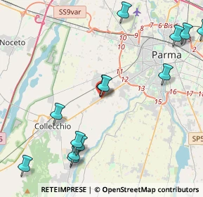 Mappa Via dell'Artigianato, 43044 Collecchio PR, Italia (5.23385)