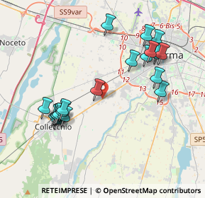 Mappa Via dell'Artigianato, 43044 Collecchio PR, Italia (4.137)