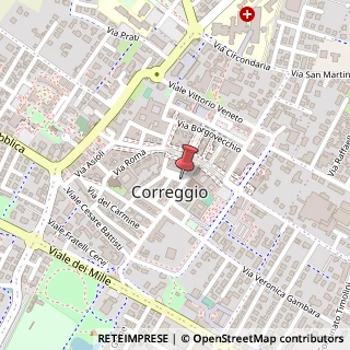 Mappa Piazza s. quirino 7, 42015 Correggio, Reggio nell'Emilia (Emilia Romagna)