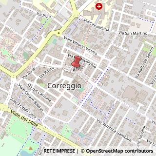 Mappa Corso Giuseppe Mazzini, 32, 42015 Correggio, Reggio nell'Emilia (Emilia Romagna)