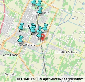 Mappa Via Danubio, 41012 Carpi MO, Italia (1.68545)