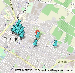 Mappa Via Giotto, 42015 Correggio RE, Italia (0.515)