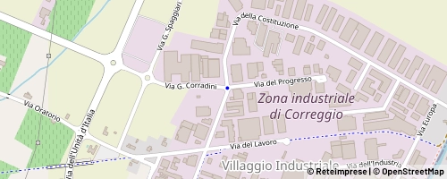 Mappa Correggio