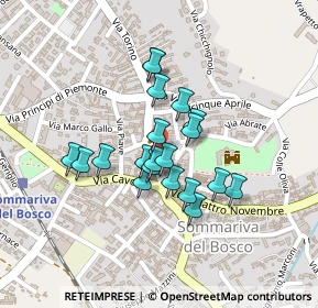 Mappa Piazza Vittorio Veneto, 12048 Sommariva del Bosco CN, Italia (0.162)