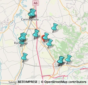 Mappa Piazza Vittorio Veneto, 12048 Sommariva del Bosco CN, Italia (7.70722)