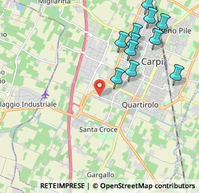 Mappa Via Morbidina di Quartirolo, 41012 Carpi MO, Italia (2.34727)