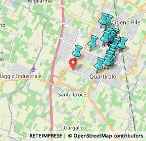 Mappa Via Morbidina di Quartirolo, 41012 Carpi MO, Italia (2.0695)