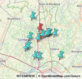 Mappa Via Morbidina di Quartirolo, 41012 Carpi MO, Italia (5.135)