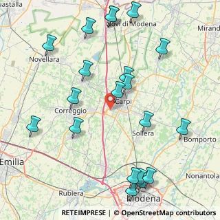 Mappa Via Morbidina di Quartirolo, 41012 Carpi MO, Italia (10.2165)
