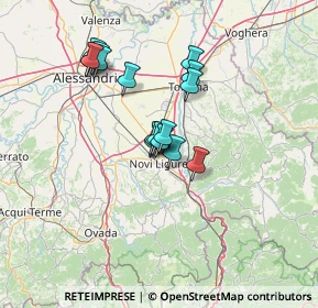 Mappa Strada Alessandria, 15068 Novi Ligure AL (10.85938)