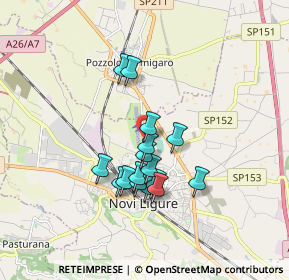 Mappa Strada Alessandria, 15068 Novi Ligure AL (1.39438)