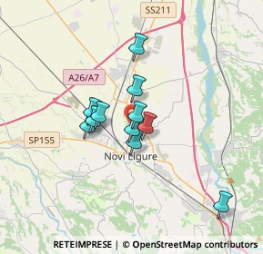 Mappa Strada Alessandria, 15068 Novi Ligure AL (2.46636)