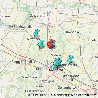 Mappa Via Praga, 41012 Carpi MO, Italia (9.69)