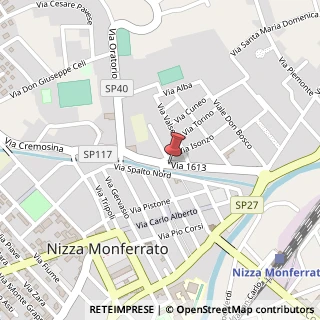 Mappa Via 1613,  79, 14049 Nizza Monferrato, Asti (Piemonte)