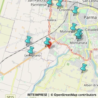 Mappa Strada Vigheffio, 43125 Parma PR, Italia (2.64818)