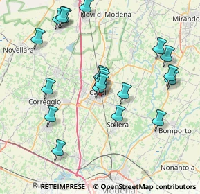 Mappa Via Achille Grandi, 41012 Carpi MO, Italia (7.979)