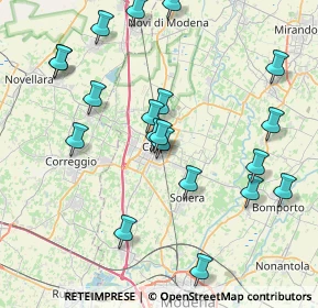Mappa Via Achille Grandi, 41012 Carpi MO, Italia (8.637)