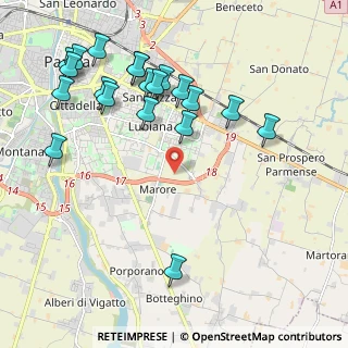 Mappa Strada Budellungo, 43123 Parma PR, Italia (2.3785)