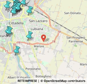 Mappa Strada Budellungo, 43123 Parma PR, Italia (3.582)