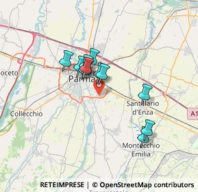 Mappa Strada Budellungo, 43123 Parma PR, Italia (5.29818)