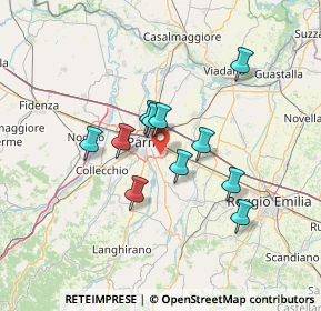 Mappa Strada Budellungo, 43123 Parma PR, Italia (10.87727)