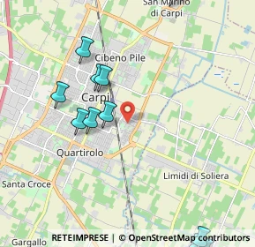 Mappa Via Sallustio, 41012 Carpi MO, Italia (2.62455)