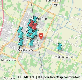 Mappa Via Sallustio, 41012 Carpi MO, Italia (1.46529)