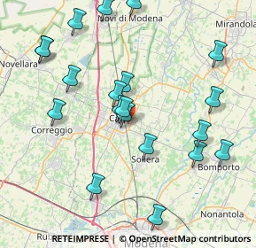 Mappa Via Sallustio, 41012 Carpi MO, Italia (8.7295)