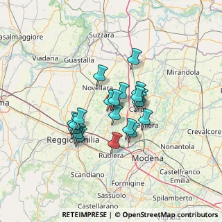 Mappa Via Mandriolo Superiore, 42015 Correggio RE, Italia (9.909)