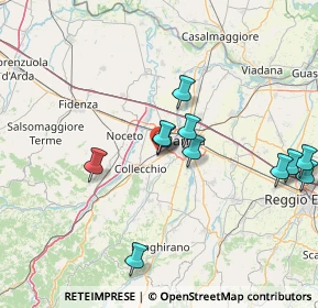 Mappa Strada Villano, 43126 Parma PR, Italia (15.31636)