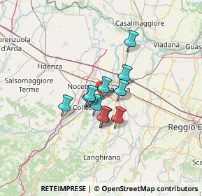 Mappa Strada Villano, 43126 Parma PR, Italia (8.10909)