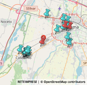 Mappa Strada Villano, 43126 Parma PR, Italia (4.143)