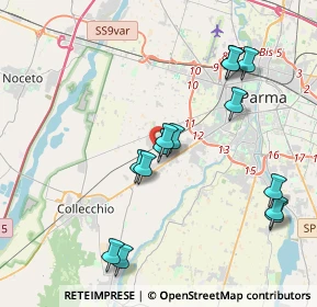 Mappa Strada Villano, 43126 Parma PR, Italia (4.05357)