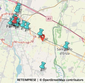 Mappa Str. Quingenti, 43123 Parma PR, Italia (5.56105)