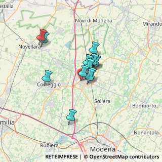 Mappa Via Atene, 41012 Carpi MO, Italia (4.71786)