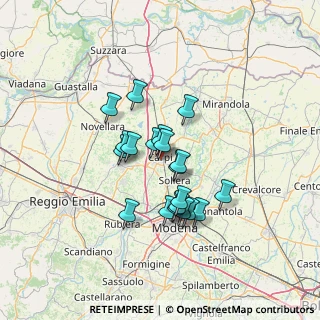 Mappa Via Silvio Pellico, 41012 Carpi MO, Italia (10.605)