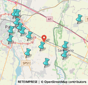 Mappa Via Marco Piccinini, 43123 San Prospero PR, Italia (4.97929)