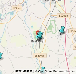 Mappa SP 20 del Colle di Tenda, 12035 Racconigi CN (4.91091)