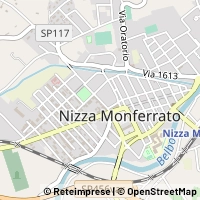 Hartă Nizza Monferrato