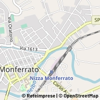 지도 Nizza Monferrato