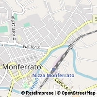 Mapa Nizza Monferrato
