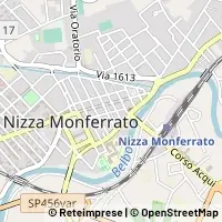 Kaart Nizza Monferrato