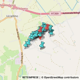 Mappa Via Imerio Gardinali, 44124 San Martino FE, Italia (0.45185)